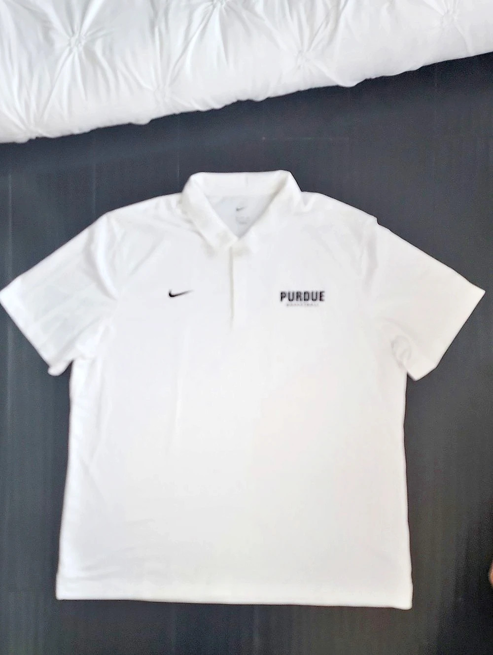 Nike Purdue Boilermakers Dri-FIT Polo Men's White XXL